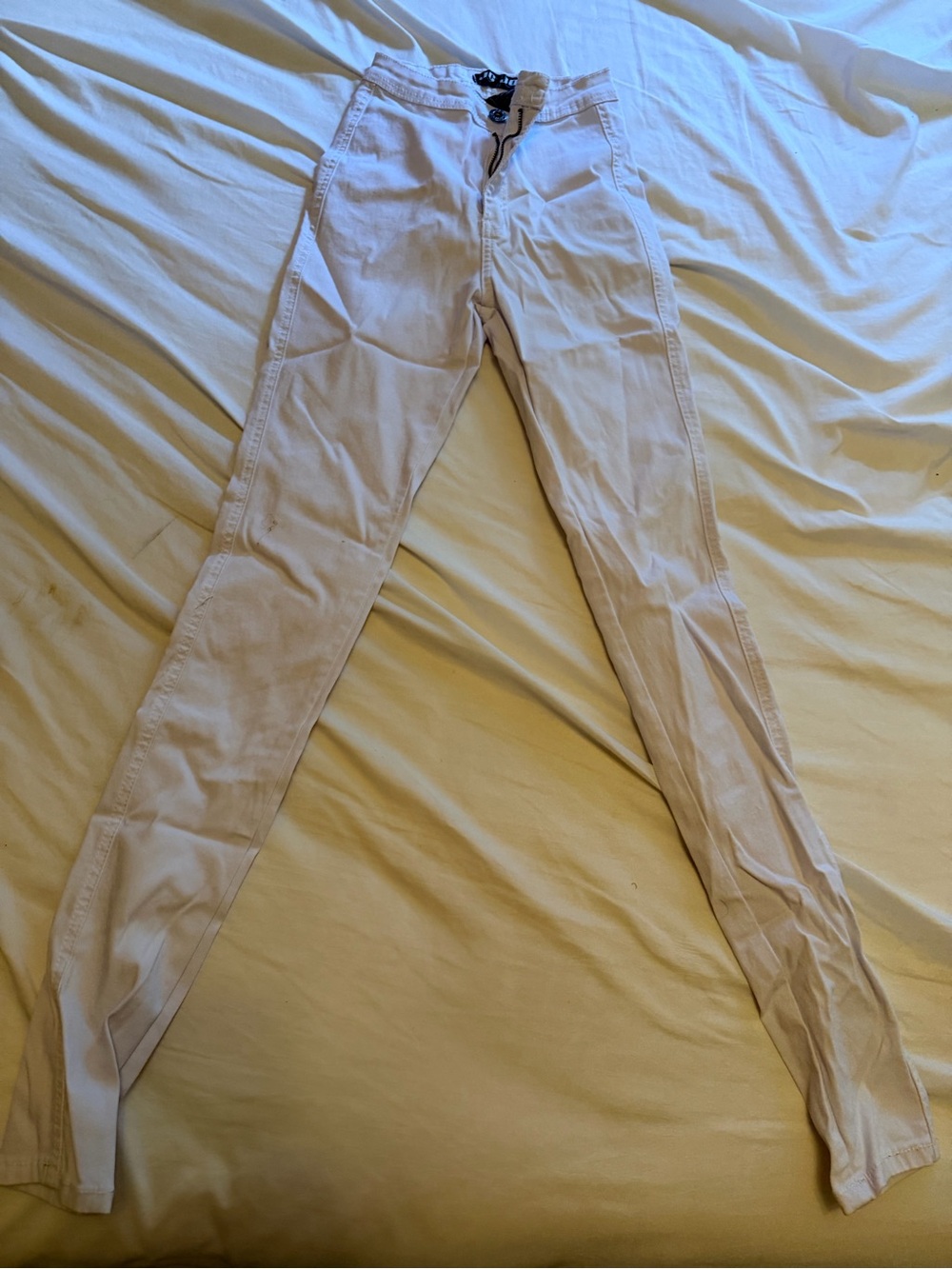 Women’s Slim Fit Light Beige Jeans